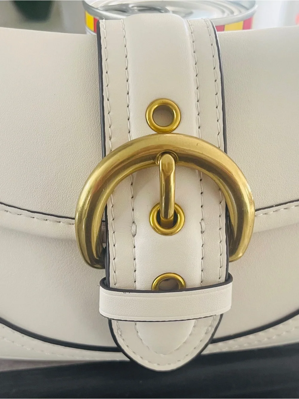 Authentic Coach Mini Soho Flap Shoulder Bag – Chalk/Ivory – Nwithouttag